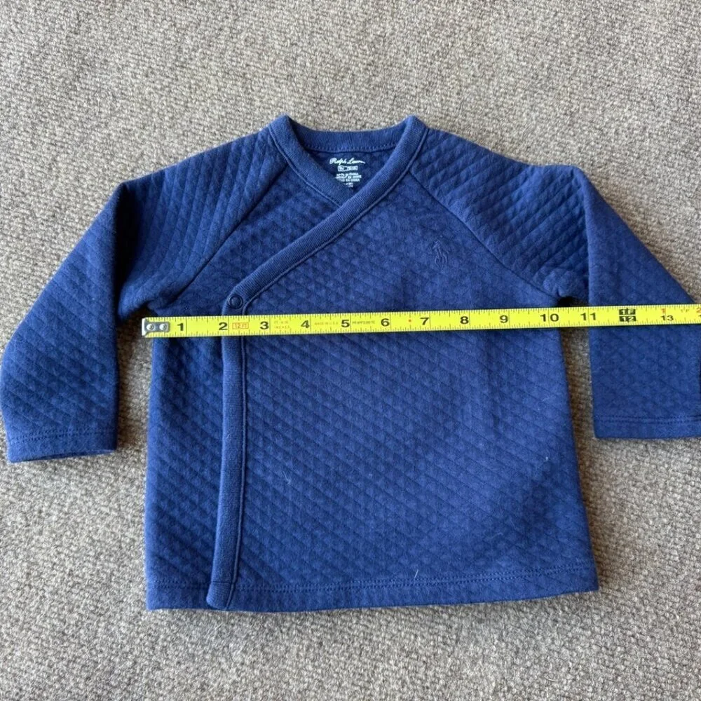 Ralph Lauren Navy Blue Jogger Sweatshirt Boys Size 9M